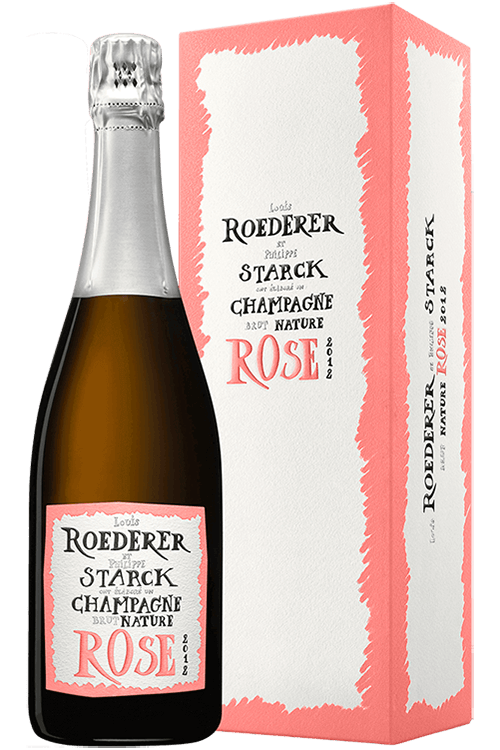 Louis Roederer et Philippe Starck Brut Nature Rosé Special Edition, 2015